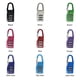 thumbnail image 2 of Candado de combinación de 3 dígitos para maletas y mochilas, fácil de reconfigurar y duradero, disponible en color rosa., 2 of 6