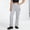 Gray women cargo pants elastic waist a1, variant on Cagogo Women's Cargo Trousers Elastic Waist Casual Hiking Loose Long Pants with Pockets Summer Outdoor Travel Work Drawstring Bottoms, Gray M