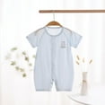 thumbnail image 2 of WRKEKC Baby Girl Romper, Baby Boy Jumpsuit, Toddler Baby Boys and Girls Summer Climbing Short Sleeve Cute Print Comfortable Fart Romper, 2 of 9