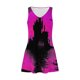 thumbnail image 4 of Vestido de Verano para las Mujeres Impresión de la Moda Bolsillo sin Mangas Cuello en V, Vestido Casual para la Playa Y Diario, 4 of 5
