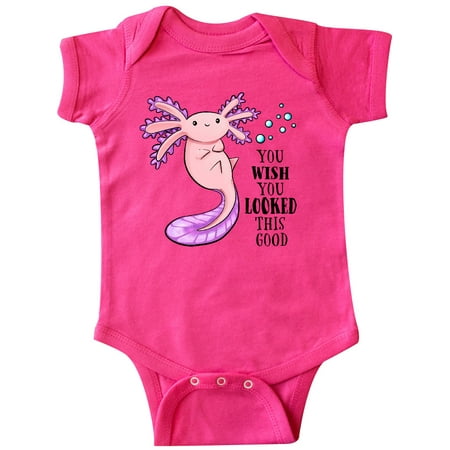 

Inktastic You Wish You Looked This Good- cute axolotl Gift Baby Boy or Baby Girl Bodysuit