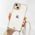 thumbnail image 1 of Apple iPhone 8 Case Long Chain Holder Shockproof Protective Plating Phone Case Ultra Hybrid for Apple iPhone 8 Heavy Duty Full Protection Slim Back Cover, 1 of 5