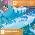 thumbnail image 4 of Flotadores inflables para piscina Sloosh Extreme Comfort para adultos, color azul, 4 of 7