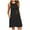 Noir, variante sur Fartey Chemises de Nuit Sans Manches pour Femmes avec Poches Légères Respirantes Vêtements de Nuit Quotidiens Chemise de Nuit Douce Confortable Col Rond Chemises Amples Fluides Couleur Unie