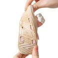 thumbnail image 4 of LNMQLPDBS Shoes for Girls Toddler Girl Sandals Summer Waterproof Floral Decoration Color Block Soft Sole Comfort Beach Sandals Casual Cute Dress Shoes Flower Girl Shoes for Wedding Pink 6-12 Months, 4 of 6