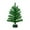 A, variant on Hometravel Musical Rotating Christmas Tree, Artificial Tabletop Tree with Music Box, Electroluminescent Mini Tree with Rotation for Desk, Shelf Display