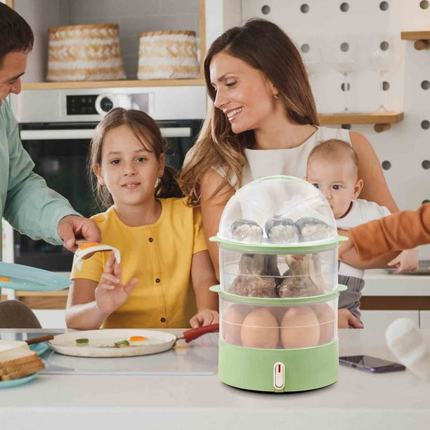 ¡Gran Oportunidad de Ahorro!, Nueva olla para cocinar huevos casera de plástico multicapa para cocinar al vapor Akmoler