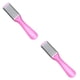 thumbnail image 1 of Soidarity Lima para pies, eliminación de piel muerta, mango de plástico, raspador, salón portátil profesional, lavable, agrietado, pedicura, Rosado 2piezas, 1 of 1