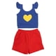thumbnail image 2 of Conjunto de ropa de verano para niña bebé conjunto de pantalones cortos de algodón para niñas al aire libre para viaje ANGGREK Otros, 2 of 8