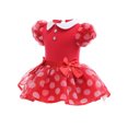 thumbnail image 3 of ATAIKU 3M-18M Infant Baby Girls Princess Dress Up Romper Onesie Tutu Dress Bodysuit with Headband Birthday Halloween Christmas Party Dresses, 3 of 7