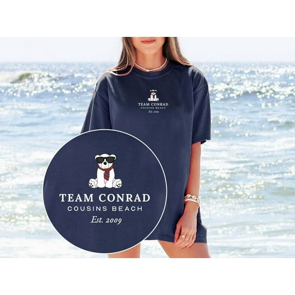 Team Conrad Junior Mint Bear T-Shirt – Cousins Beach Est. 2009 Graphic Tee | The Summer I Turned Pretty Fan Shirt
