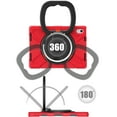 thumbnail image 6 of ELEHOLD Heavy Duty Rugged Case for iPad 10.9" (2022) 10th Generation Three-Layer Protection Foldable Portable 360 Rotating Bracket Kickstand Handle Grip Shockproof Durable Case,Red, 6 of 7
