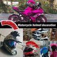 thumbnail image 3 of Senza Fretta Motorbike Helmet Mohican Mohawk Punk Wig Helmet Hair Decor] Sticker Paste Q9C8, 3 of 6