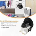 thumbnail image 4 of Drain Motor for LG Washing Machine Sump Pump Replacement Acce 5859EN1004J Drum Washer Part, 4 of 5