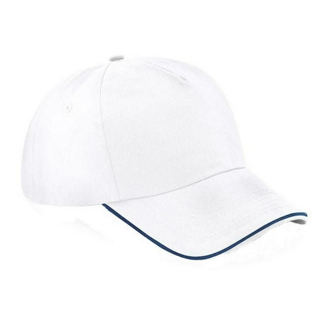 Beechfield Adults Authentic 5 Panel Piped Peak Cap