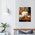 thumbnail image 3 of Nawypu Vintage Fall Canvas Wall Art - Halloween Still Life Pumpkin Room Decor Aesthetic Posters - Rustic Fall Art Print - Funky Autumn Farmhouse Wall Decor for Bedroom Dorm 16x20in, 3 of 3