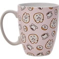 thumbnail image 1 of Pusheen Beignets Roses & Café Tasse en Grès 12oz, 1 of 2