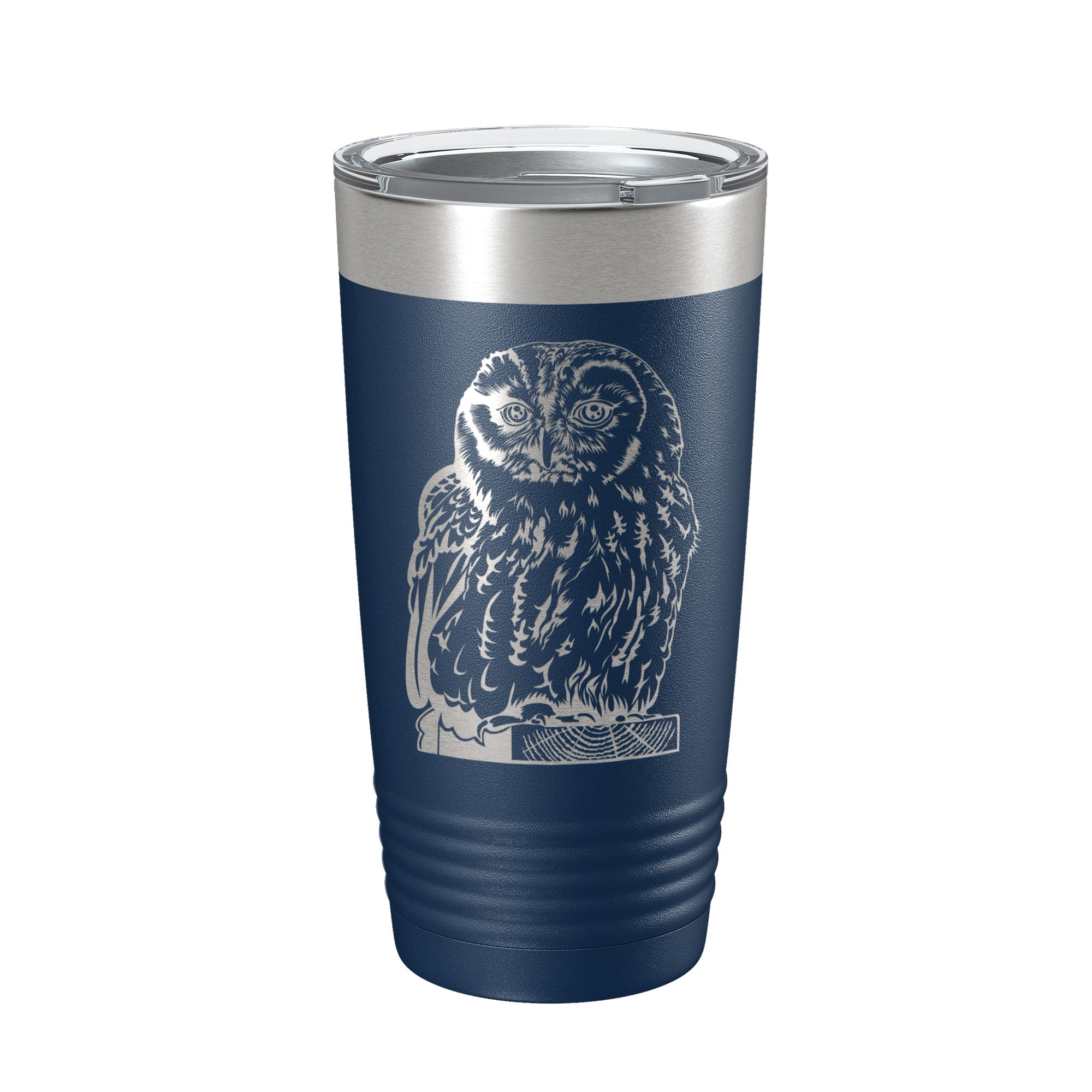Cute Owl Engraved Stainless Steel Tumbler, Owl Travel Mug