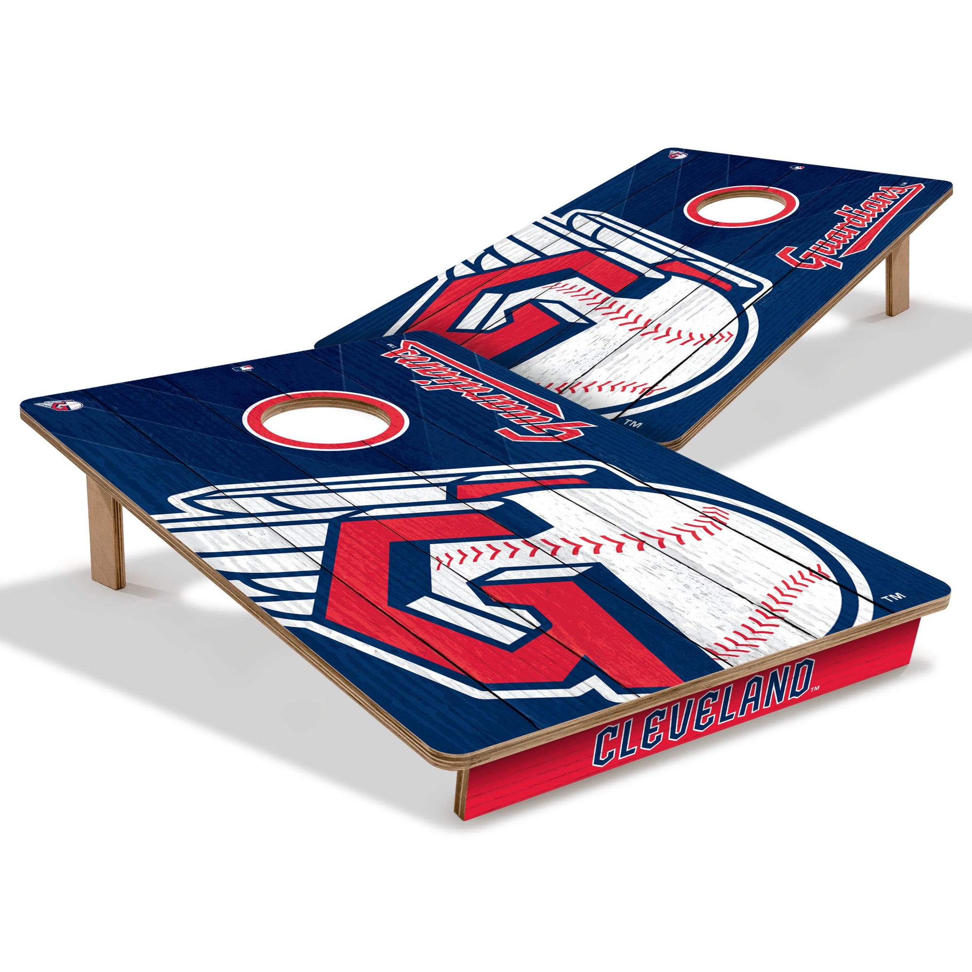 YouTheFan MLB Cleveland Guardians 2 x 3 Cornhole Game No Bags