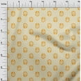 thumbnail image 2 of oneOone Viscose Chiffon Mustard Yellow Fabric Ethnic Block Fabric For Sewing Printed Craft Fabric By The Yard 42 Inch Wide, 2 of 4