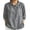 C-Grey429, variant on DHFJKG Polo Shirts For Women Breathable Linen Half Sleeve Turndown Collar Solid Color Loose Fit Basic Top Summer Comfy Tops