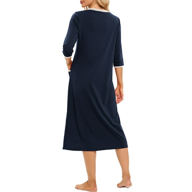 Night dress with clearance coat