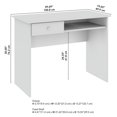 thumbnail image 3 of Bush Cabot 40"W Engineered Wood Writing Desk in Espresso Oak, 3 of 6