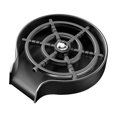 thumbnail image 2 of Cup Rinser Taza de té Dispositivo de enjuague de vidrio Anti óxido Accesorio de acero inoxidable Lavadora de botellas Dispositivo de lavado de Negro, 2 of 9