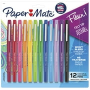 Point Guard Flair Felt Tip Porous Point Pen, Stick, Medium 0.7 Mm, Assorted Ink And Barrel Colors, 12/pack | Bundle of 5 Sets