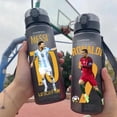 thumbnail image 4 of Taza de agua de 560 ml Ronaldo Messi Mbappe Neymar estrella de fútbol deporte al aire libre taza de agua de gran capacidad portátil regalo de plástico al por mayor, 4 of 5