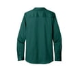 thumbnail image 4 of Port Authority Ladies Long Sleeve SuperPro React Twill Shirt, Marine Green, 4X-Large, 4 of 4