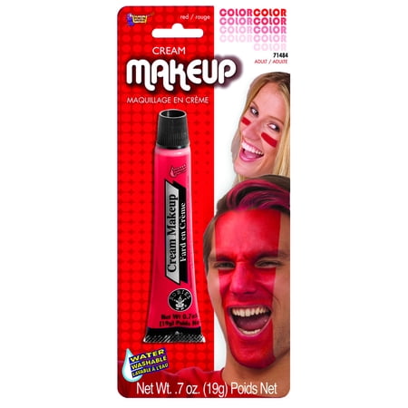 Cream Halloween Makeup - Red Cream Makeup Tube Halloween Costume Accessory