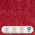 thumbnail image 3 of Videri Home 20"x20" Burgundy/Green Maya Velvet Decorative Throw Pillow Covers, Rich Color for Dining Nook(2 Pack), 3 of 6