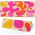 thumbnail image 2 of Large Mouse Pad 31.5x11.8 Inches XL Extended Gaming Mousepad Pink Desk Mat for Desktop, Modern Abstract Long Computer Keyboard Pad Non-Slip Desk Accessories for Women Home Game Office Work, 2 of 6