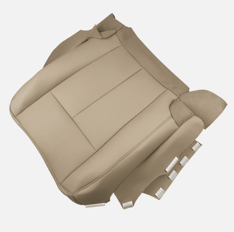 Seat Cover Front for 2007-2014 Ford Expedition Both Side Leather PERF Bottom Tan