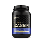 Optimum Nutrition Gold Standard 100% Casein Protein Powder, Vanilla, 24g Protein, 2 Lb