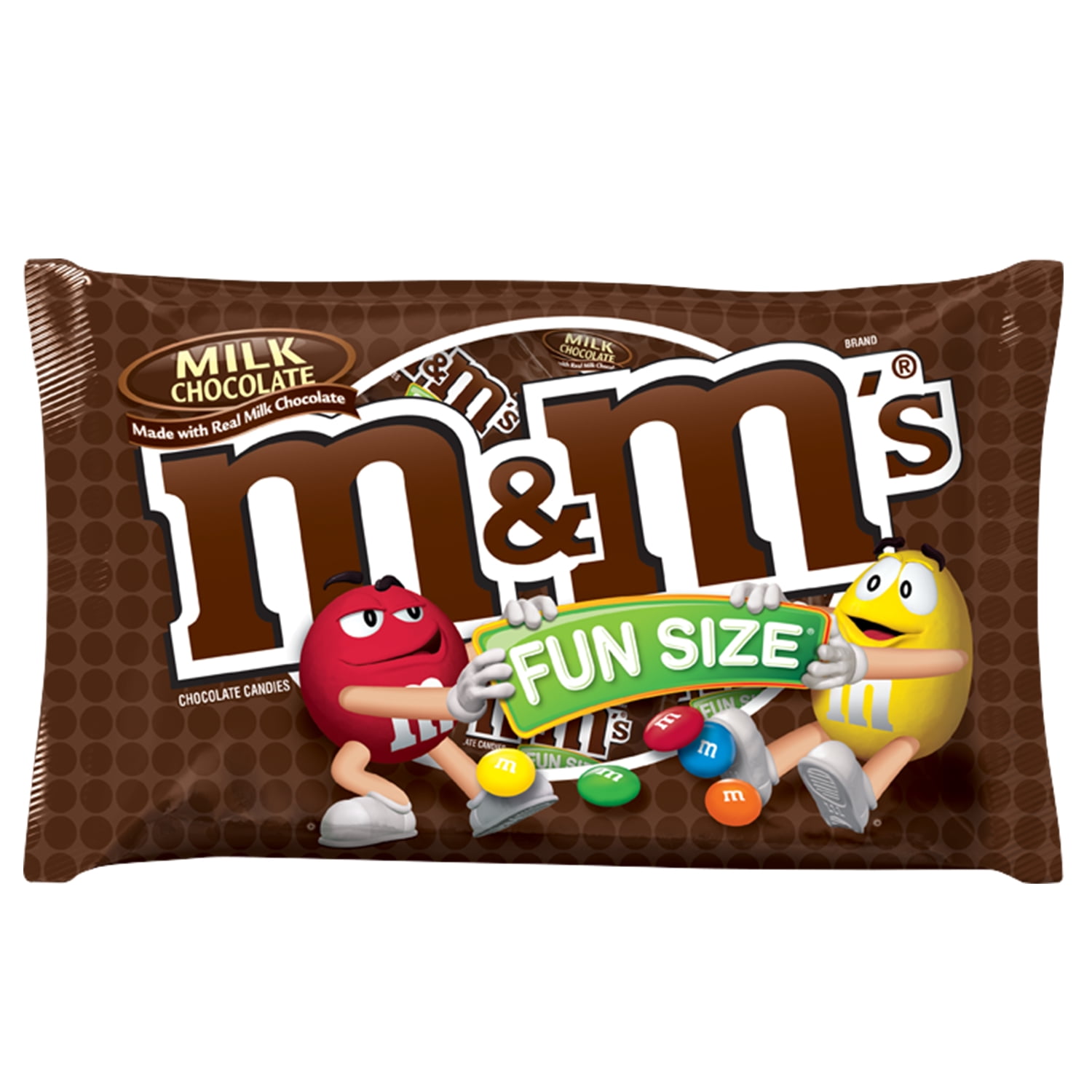 M&M'S Milk Chocolate Candy FUN SIZE, Candy Bag 10.53 Oz.