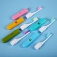 thumbnail image 1 of Kid-Friendly Foldable Travel Toothbrush for Ages 3-12 – Soft Bristles, Toy-Shaped Design, Portable & Compact, Single Pack, Durable Material, Promotes Independent Brushing, Gentle on Gums, Sky Blue, 1 of 5