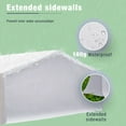 thumbnail image 4 of Summit Living 20'X40' Party Tent Outdoor Event Shelter Canopy with 12 Removable Sidewalls, White, 4 of 9
