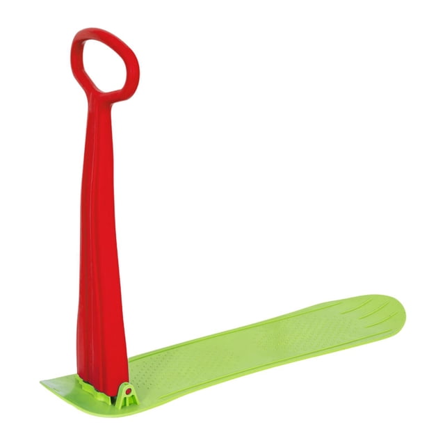 Siruishop Planche à Neige Luge Résistante au Froid Portable pour Neige Herbe Garçons Filles Rouge Vert