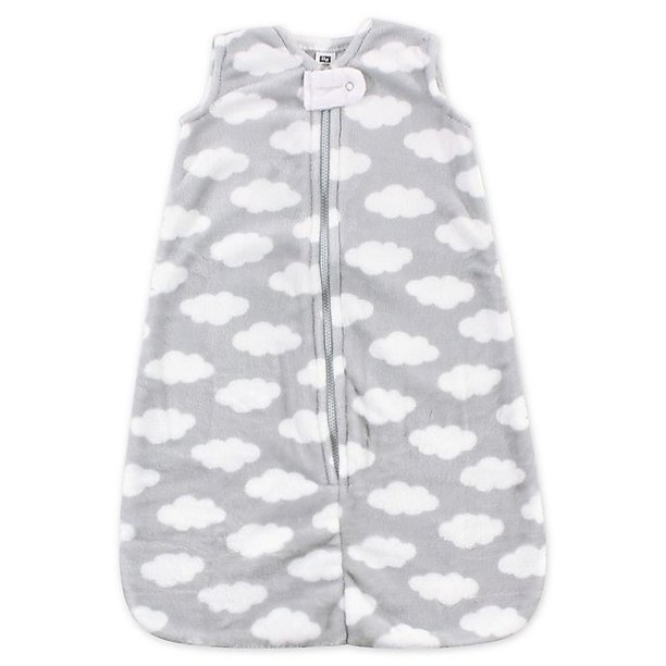 Hudson Baby Hudson Baby Wearable Safe Sleep Blanket Sleeping Sack and Bag, Gray Clouds, 1218