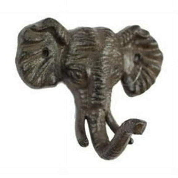 Handcrafted Model Ships K-0813-Cast-Iron 5 in. Cast Iron Elephant Hook
