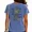 B-Blue, variant on UNISHE Womens Sunflower Cross Graphic Tees Acid Wash Vintage Botanical Print T Shirts Short Sleeve Casual Tops Gray, M