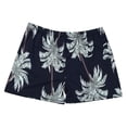 thumbnail image 6 of Lcziwo Mens Quick Dry Soft Shorts Hawaiian Printed Beach Board Swim Trunks Elastic Waist Loose Hot Spring Shorts Black,Free Size, 6 of 6