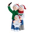 thumbnail image 4 of Personalized Family of 3 Christmas Ornament 2024 - Family Taking Selfie Ornaments for Christmas Tree, 4 of 10