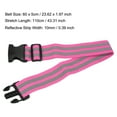 thumbnail image 2 of Uxcell Reflective Belt Bands 2 Inch Strip High Visibility Reflective Running Gear for Cycling Running Pink 1 Pack, 2 of 5