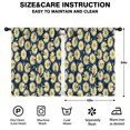 thumbnail image 2 of Blackout Kids Curtains,Darkblue Daisy Flower Yellow Centers Pattern Childrens Insulated Curtains Set Of 2,Bedroom Essentials,Toddler Room Decor 42"x54", 2 of 5
