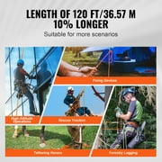 KFFKFF Arborist Tree Climbing Rope Double Braid Polyester 3/8 x 120 48-Strand