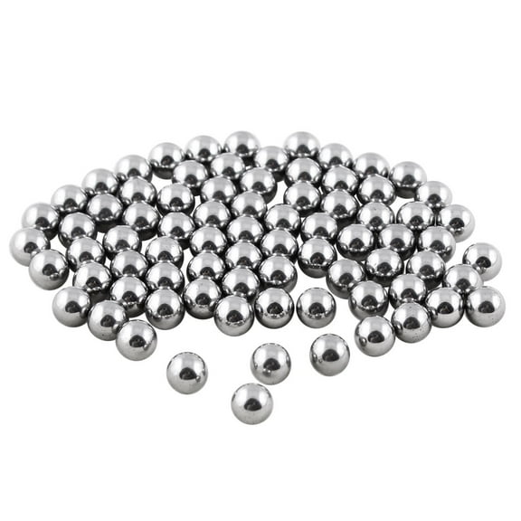 78 Pcs 1/5' 5mm Carbon Steel Bearing Balls for Bicycle Trolleys