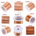 thumbnail image 3 of 3 Spool Coils Magnet Wire Enameled Copper Wire Enameled Magnet Winding Wire Natural Temperature Rating Widely Used for Transformers Inductors - 0.9mmx10m, 3 of 5